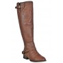 Cognac Riding Boots, Cute Fall Boots, Red Zipper Boots, Tan Boots