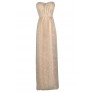 Cream and Gold Maxi Dress, Cute Cream Dress, Beige Maxi Dress