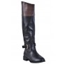 Black and Brown Riding Boots, Cute Fall Boots