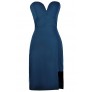 Blue Strapless Cocktail Dress, Blue Party Dress, Cute Blue Online Boutique Dress