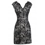 Black Lace Dress, Cute Online Boutique Dress, Black Pencil Dress