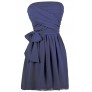 Royal Blue Strapless Dress, Bridesmaid Dress, Cute Summer Dress