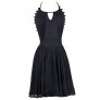 Navy Party Dress, Cute Summer Dress, Online Boutique Dress