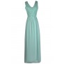 Sage Green Lace Maxi Dress, Cute Green Bridesmaid Dress