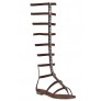 Brown Gladiator Sandals, Cute Boho Sandals, Studded Gladiator Sandals