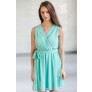 Cute Mint Dress, Mint Summer Dress, Online Boutique Dress, Cute Mint Party Dress