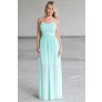 Mint Lace Maxi Dress, Cute Juniors Online Boutique Dress, Summer Dress