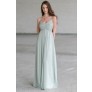Cute Sage Green Maxi Dress Online, Maxi Bridesmaid Dress