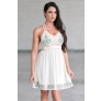 Cream Embroidered Summer Sundress