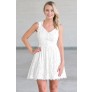 Ivory Lace A-Line Dress, Cute Summer Dress Online