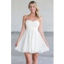 Ivory and Gold Rehearsal Dinner Party Dress