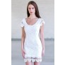 White Lace Cocktail Dress, Cue White Lace Dress