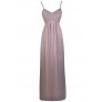 Mink Light Purple Maxi Bridesmaid Dress