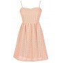 Cute Summer Dress, Cute Juniors Dress, Peach Textured Dress, Cute Peach Bridesmaid Dress