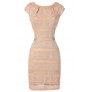 Pink Lace Bodycon Dress, Fitted Pale Pink Lace Dress, Pink Lace Pencil Dress, Pink Lace Cocktail Dress
