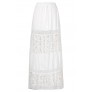 Cute White Maxi Skirt, White Crochet Maxi Skirt, Ivory Prairie Maxi Skirt