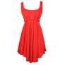 Red Bow Dress, Cute Red Dress, Red A-Line Dress, Red Summer Dress, Red Party Dress, Cute Red Juniors Dress, Red A-Line Dress