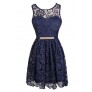 Navy Lace Dress, Cute Navy Dress, Cute Blue Lace Dress, Navy Lace Bridesmaid Dress, Blue Lace Bridesmaid Dress, Navy Summer Dress, Navy Lace A-Line Dress