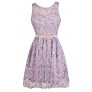 Cute Lavender Dress, Lavender Lace Dress, Lavender Bridesmaid Dress, Purple Lace Dress, Cute Purple Dress, Lavender A-Line Lace Dress, Purple Lace Party Dress