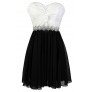 Black and White Party Dress, Black and White Prom Dress, Black and White Colorblock Dress, Black and White Sequin Dress, Black and White A-Line Dress, Cute Black and White Dress