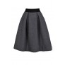 Quilted Grey Skirt, Grey A-Line Skirt, Cute Grey Skirt, Cute Fall Skirt, Cute Winter Skirt, Grey A-Line Skirt, Grey Flare Skirt