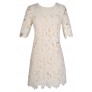 Beige Lace Dress, Beige Lace Sheath Dress, Ivory Lace Dress, Ivory Lace Sheath Dress, Ivory Floral Lace Dress, Cute Rehearsal Dinner Dress, Ivory Lace Rehearsal Dinner Dress, Ivory Lace Bridal Shower Dress, Floral Lace Dress, Off White Lace Dress