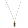 Cute Necklace, Crystal Necklace, Crystal Pendant, Cute Jewelry, Gold Crystal Necklace, Gold Crystal and Stone Necklace