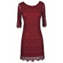 Cute Lace Dress, Cute Red Dress, Red Lace Dress, Burgundy Lace Dress, Cute Holiday Dress, Cute Christmas Dress, Cute Christmas Party Dress, Cute Fall Dress, Maroon Lace Dress, Burgundy Lace Party Dress, Burgundy Lace Cocktail Dress