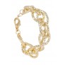 Cute Gold Bracelet, Gold Chain Link Bracelet, Gold Chain Jewelry