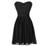 Cute Black Dress, Little Black Dress, Black Strapless Dress, Black Party Dress, Black Cocktail Dress, Black A-Line Dress