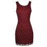 Burgundy Lace Dress, Burgundy Crochet Lace Dress, Burgundy Lace Pencil Dress, Burgundy Lace Sheath Dress, Red Lace Sheath Dress, Red Lace Pencil Dress, Red Crochet Lace Dress