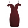 Burgundy Off Shoulder Dress, Burgundy Off Shoulder Pencil Dress, Burgundy Cocktail Dress, Burgundy Party Dress, Cute Holiday Dress, Cute Valentine's Day Dress, Cute Burgundy Dress