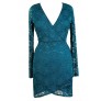 Cute Plus Size Dress, Teal Plus Size Dress, Lace Plus Size Dress, Teal Lace Plus Size Dress, Plus Size Party Dress, Plus Size Cocktail Dress