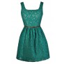 Cute Jade Dress, Cute Teal Dress, Jade Lace Dress, Teal Lace Dress, Jade Lace A-Line Dress, Teal Lace A-Line Dress, Belted Teal Dress, Belted Jade Dress, Teal Lace A-Line Dress, Jade Lace A-Line Dress, Teal Lace Party Dress, Teal Lace Summer Dress, Teal S