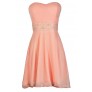 Cute Pink Dress, Pink Strapless Dress, Pink Party Dress, Pink Cocktail Dress, Pink A-Line Dress, Pink Bridesmaid Dress, Cute Bridesmaid Dress, Cute Summer Dress, Pink Summer Dress