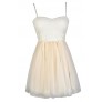 Tulle Party Dress, Beige Tulle Dress, Tulle Cocktail Dress, Tulle Ballerina Dress, Ivory and Beige Party Dress, Ivory and Beige Cocktail Dress, Beige Tulle Party Dress, Beige Tulle Cocktail Dress, Beige Summer Dress, Cute Party Dress, Cute Bridal Shower D