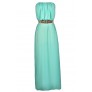 Cute Mint Dress, Mint Maxi Dress, Summer Maxi Dress, Cute Mint Maxi Dress, Belted Maxi Dress, Strapless Mint Maxi Dress