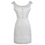 Cute Ivory Dress, Ivory Sheath Dress, Ivory Pencil Dress, Cute Work Dress, Off White Summer Dress, Cute Summer Dress