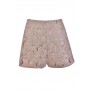 Mocha Blush Lace Shorts, Blush Floral Crochet Lace Shorts, Cute Summer Shorts