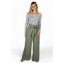 Olive Green Wide Leg Pants