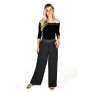 Olive Green Wide Leg Casual Pants | Cute Dark Green Summer Casual Palazzo Pants |