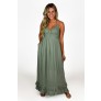 Green Lace Maxi Dress