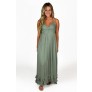 Green Lace Summer Maxi Dress