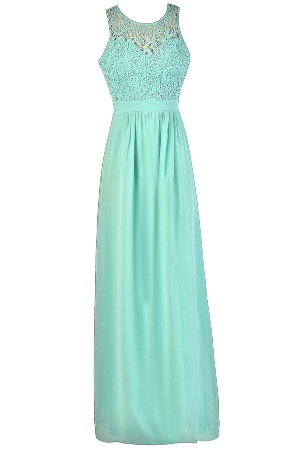 May Mint Lace Dress main image 1