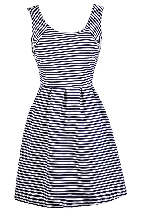Ocean Stripe Dress main image 1