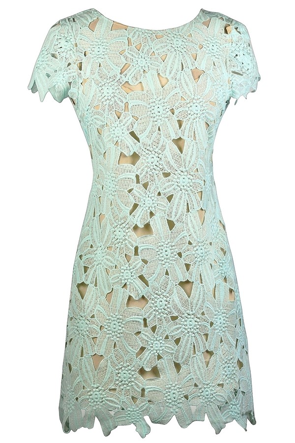 next mint lace dress
