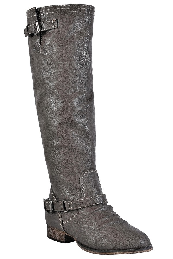 Boots with red zipper down the back sale