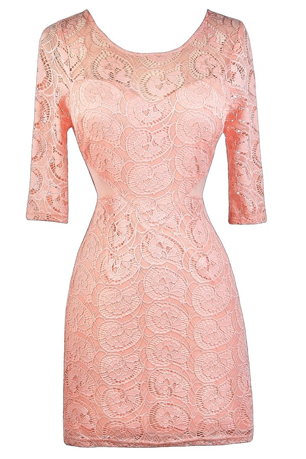 Light pink sheath dress with sleeves online
