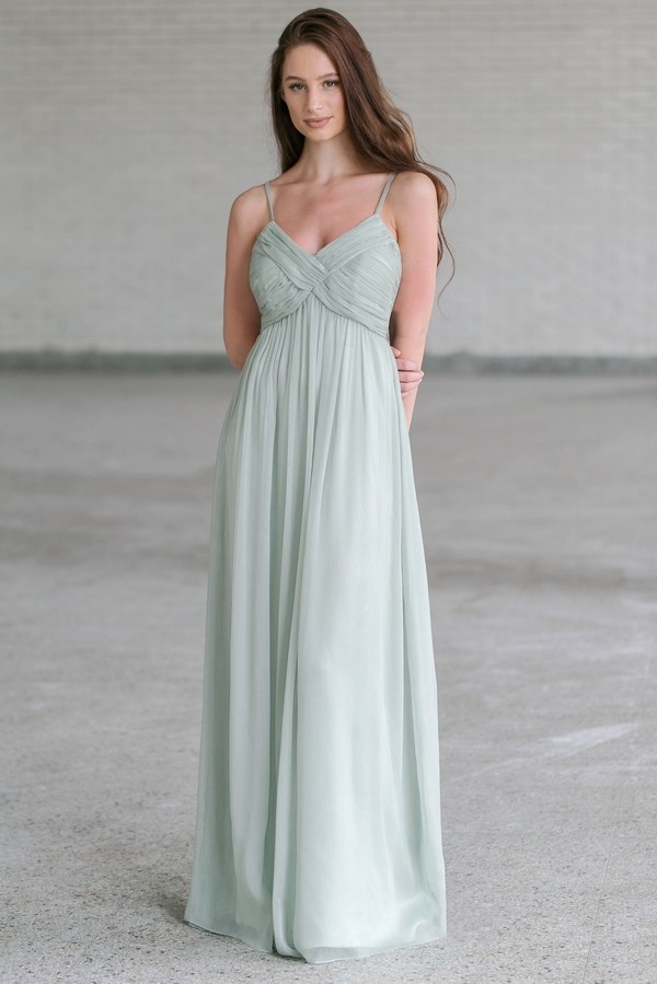 Sage Green Maxi Bridesmaid Dress Cute Sage Green Formal Sage Green Maxi Bridesmaid Dress Cute Sage Green Formal