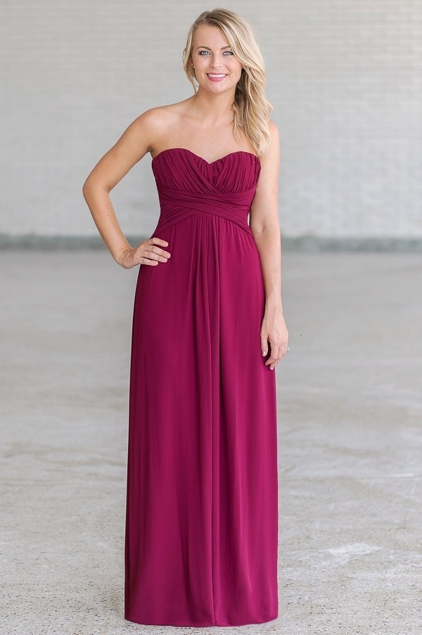 plum maxi dresses